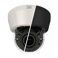 MEGApix 4MP Indoor Dome Snapit IP Camera with Vari-Focal Lens and IR, black or white housing